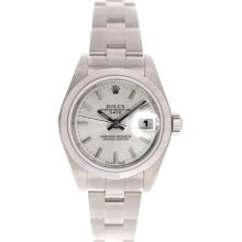 Ladies Rolex Date Watch 69160 Silver Dial