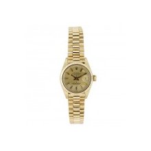 Ladies Rolex Presidential Datejust 6917 18kt Gold Watch