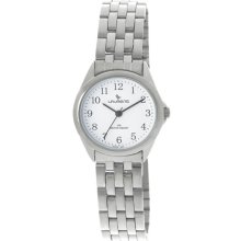 Laurens Women's Analog Stainless Steel White Dial Watch