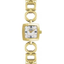 LB02640-41 Rotary Ladies Timepieces Stones Champagne Dial Gold Plated ...