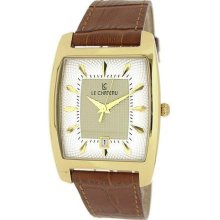 Le Chateau 7074Mg Silgr Classica Collection Textured Dial Men'S Watch7074M