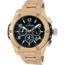 Le Chateau Mens 5414MBLK Sports Dinamica Collection Rose-gold