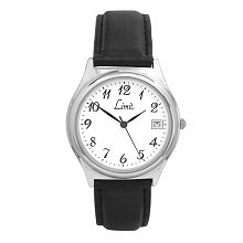 Limit Mens Black Strap Watch With Date Display 5120