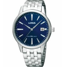 Lorus Analog Series Watch W/ Blue Dial