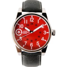 LRG Field And Research Red Analog Watch