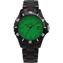 LTD-030902 LTD Watch Unisex Green Dial Black Strap Watch