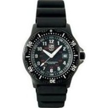 Luminox Black Ops 8400 Series Black Rubber Strap Diver's Watch ...