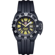 Luminox Men's 8821.km Recon Pointman Black Rubber Band Multi Color Accents Watch