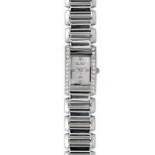 Madison Avenue Silver Tone Bracelet Watch