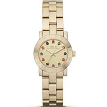 MARC BY MARC JACOBS Mini Dexter Gold Watch with Glitz, 26mm