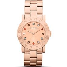 MARC BY MARC JACOBS Amy Rose Gold Glitz Watch, 36mm