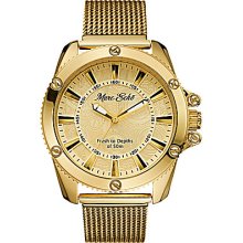 Marc Ecko Men's E18597g1 The Flash Gold Mesh Gold Dial Watch