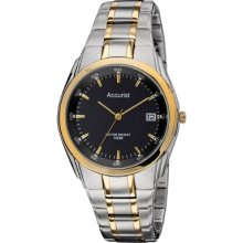 MB841B Accurist Mens Two Tone Bracelet Watch