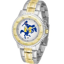 McNeese State Cowboys Mens Stainless 23Kt Watch