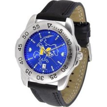 McNeese State University Men's Leather Band Sports Watch