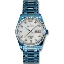 Men Sartego SLMP37 Blue Automatic Mother of Pearl