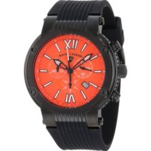 Men's 10006-BB-06 Legato Cirque Chronograph Orange Textured Dial