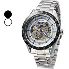 Men's Alloy Analog Mechanical Casual Watch (Assorted Colors)