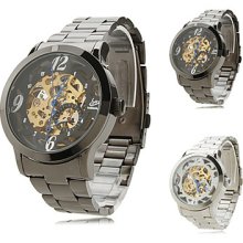 Men's Alloy Analog Mechanical Wrist Watch 9269 (Assorted Colors)