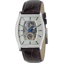 Men's brown fossil mechanical automatic watch me3010