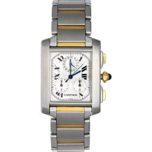 Men's Cartier Tank Francaise Chronograph Watch W51004Q4