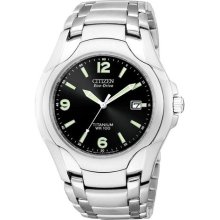 Mens Citizen Eco Drive WR100 Watch in Titanium (BM6060-57F) ...