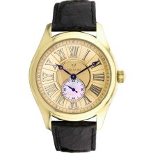 Men's Croton Gold Tone Exchangeable Strap Watch CN307251INYL ...