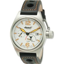 Mens Ingersoll Bison No 4 White/Orange Dial