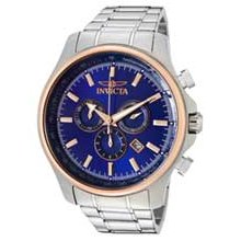 Men's Invicta Specialty Chronograph Watch with Blue Dial (Model: 10301) invicta 450 - 499