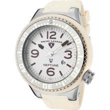 Men's Neptune Ivory Dial Vanilla Rubber ...