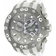 Men's Reserve Subaqua Chronograph Stainless Steel Case Gray Dial Rubbe