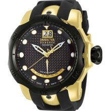 Men's Reserve Venom Diver Stainless Steel Case Rubber Bracelet Carbon