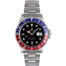 Men's Rolex GMT-Master II Men's Stainless Steel Watch 16710