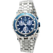 Men's Stainless Steel Reserve Subaqua Chronograph Date Display Blue Di