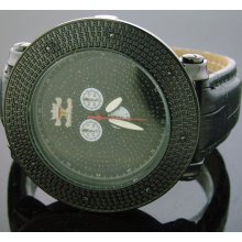 Mens Techno Royale JUMBO 57MM Bezel W/ 8 Diamonds