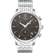 Men's Tissot Tradition Chronograph Watch with Black Dial (Model: