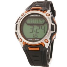 Men's Voyager Digital Multi-Function Black Rubber ...