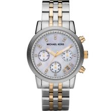 Michael Kors Two-Tone Chronograph Watch