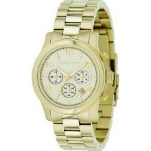 MK5055 Michael Kors Ladies Sports Chronograph Gold Plated Watch