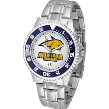 Montana State Bobcats MSU NCAA Mens Steel Bandwrist Watch ...