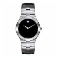 Movado 605023 - Gents Juro Stainless Steel Black Dial