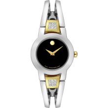 Movado Women's Amorosa Black Dial Watch 0604983