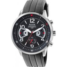 MS920BB Accurist Mens Chronograph Black Watch