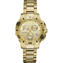 Nautica BFD 101 Chronograph Gold-tone Men's watch #N21532M