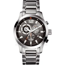 Nautica NCS600 Gents Silver Stainless Steel Chronograph A17547G Watch