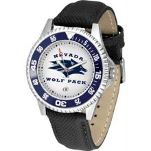 Nevada Wolf Pack Mens Leather Wrist Watch