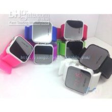 New Luxury Led Digital Display Mens Rubber Strap Watches For Childre