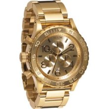 Nixon 42-20 Chronograph Gold-plated Mens Watch A037502