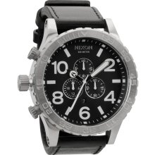 Nixon 51-30 Chrono Leather (Black)