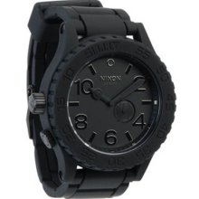 Nixon A236-000 Men's Watch Nixon Black Black Dial Black Rubber Strap 300m